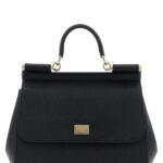 Dolce & Gabbana Sicily large handbag Black Calfskin Leather (bos Taurus) Hand Bags - Women