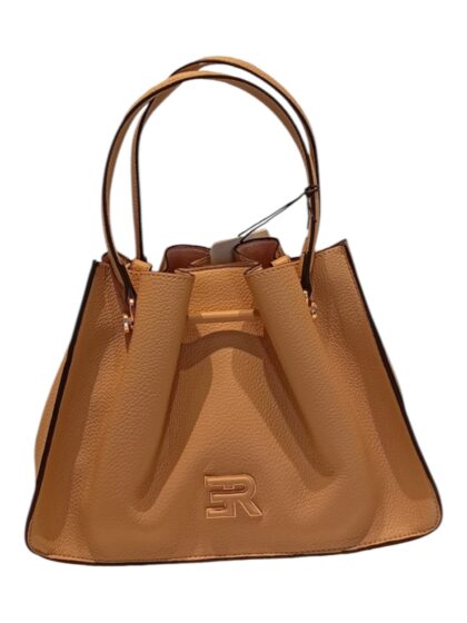 Ermanno Scervino Small Tote Anora Nude & Neutrals Calf Leather Bag - Women