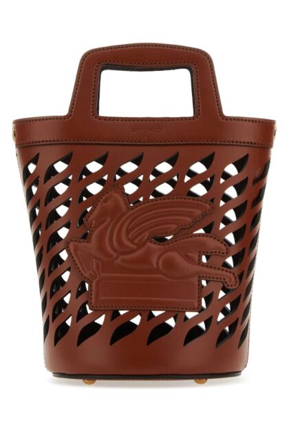 Etro Caramel Leather Bucket Bag