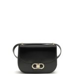 Ferragamo North-south Double Gancini Shoulder Bag