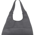 Gimaguas Grey Satin Mini Maria Shoulder Bag Silver Borse A Mano - Women