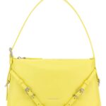 Givenchy Yellow Leather Mini Voyou Shoulder Bag