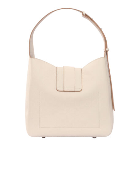 Hogan H01X HOBO MINI VERTICALE BAG White Calfskin Lining Handbag - Women