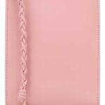 Jil Sander Pink Leather Small Tangle Shoulder Bag