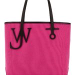 JW Anderson Fuchsia Canvas Small Anchor Bucket Bag Pinkbrown Borse A Mano - Women