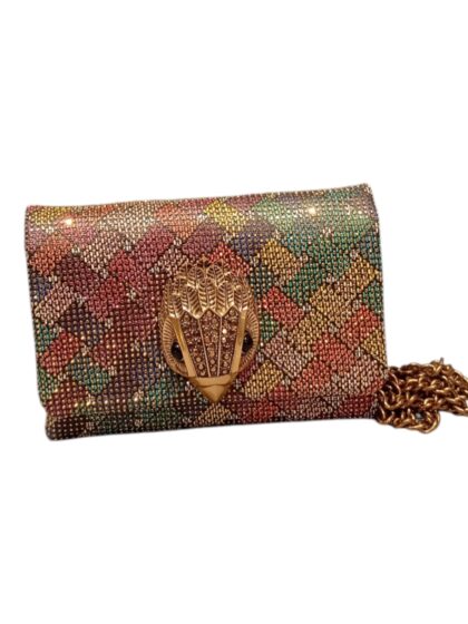 Kurt Geiger Mini Kensington Flap Black Calf Leather Bag - Women