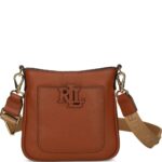 Lauren Ralph Lauren Cmryn Sm Crs Crossbody Small Brown Cow Leather Bag - Women