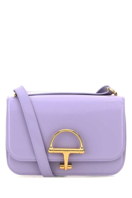 Lilac Leather Small Gucci Siena Shoulder Bag