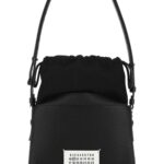 Maison Margiela Black Leather And Fabric 5ac Bucket Bag T8013 Borse A Secchiello - Women