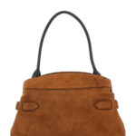 Marc Jacobs Brown Shoulder Bag with Belted Detail on the Front and One Top Handle in Suede Woman Cow - Women