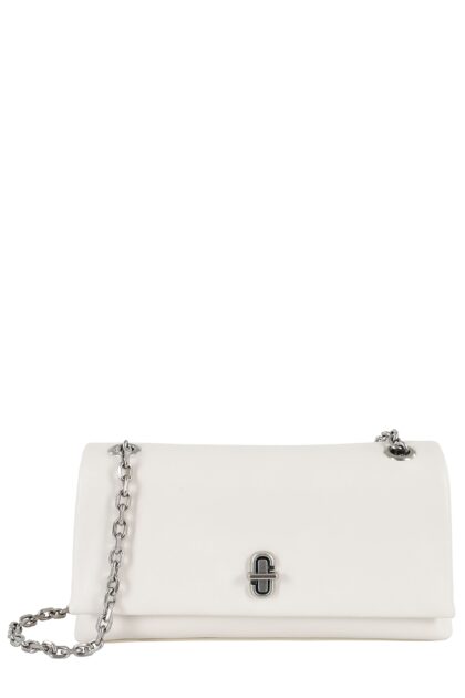 Marc Jacobs The Dual Chain Mini Bag White Cow Leather Borsa - Women