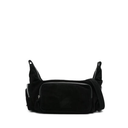 Margesherwood Logo-embossed Suede Crossbody Bag
