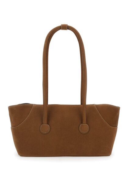 Marge Sherwood Shoulder Bag boat Shopper Large With Brown Leather Details For Women