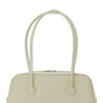 Marge Sherwood Shoulder Bag soft Baguette In White Leather For Women