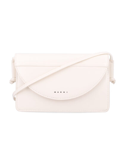 Marni Mini eco leather girls bag White Polyester Lining Shoulder