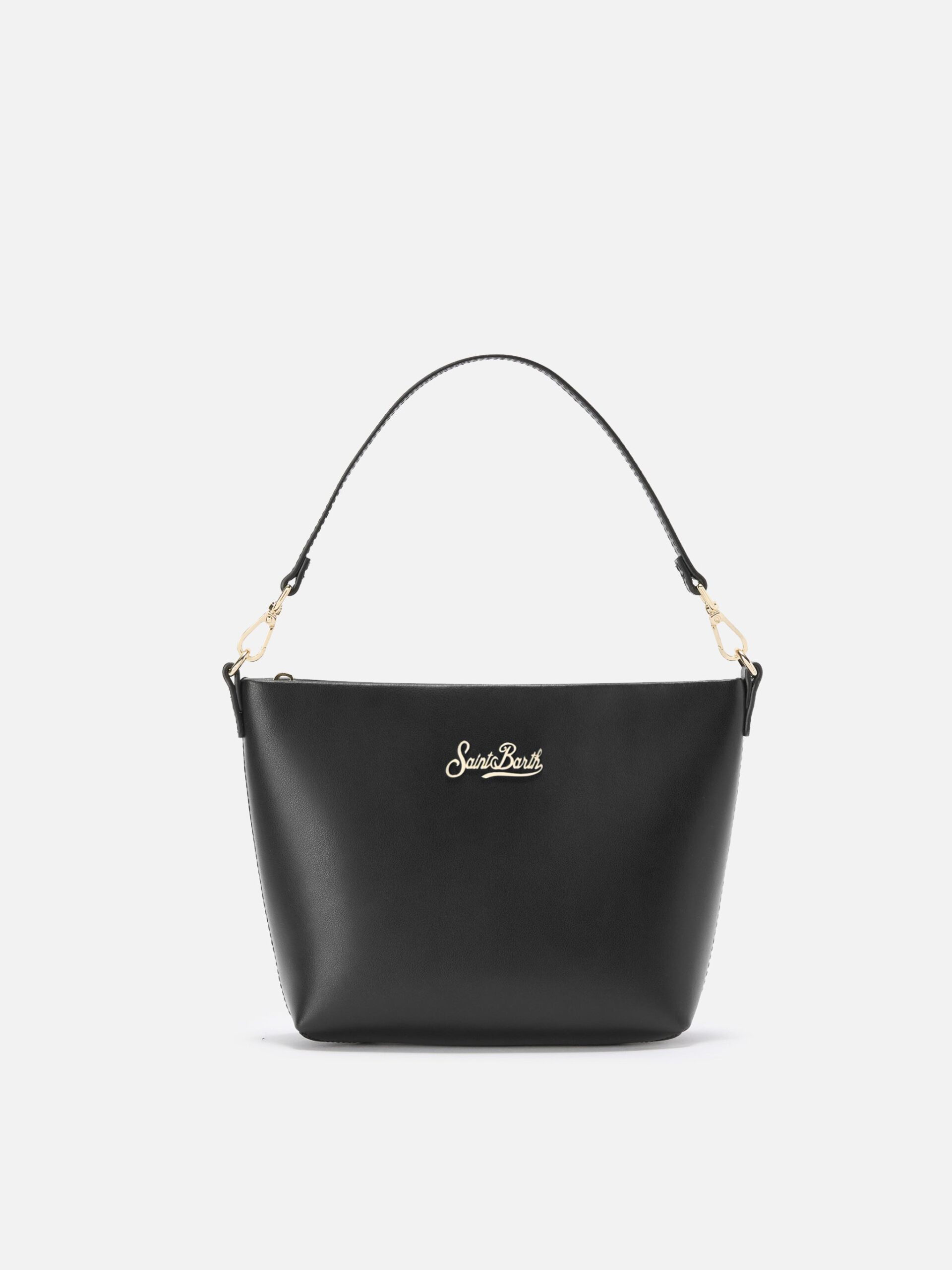 Mc2 Saint Barth Aline Shoulder Bag In Black Leather __single__ - Unisex