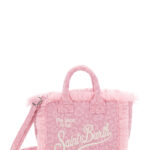 Mc2 Saint Barth Kids Handbag VANITY MINI SPONGE with Leopard Motif in Pink Women Hand Bags - Kids