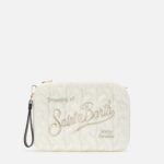 Mc2 Saint Barth Parisienne Wool Braid Crossbody Bag White Braided Blend Pochette - Unisex