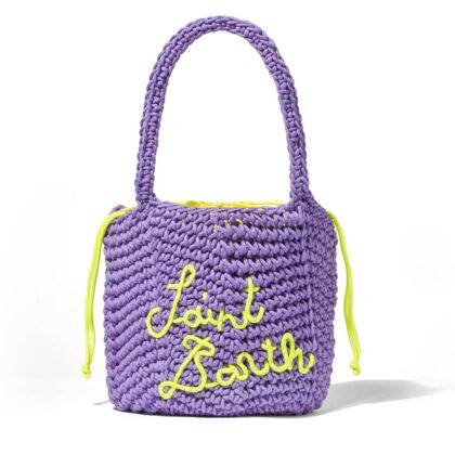 MC2 Saint Barth Rope Violet Crochet Shoulder Bag