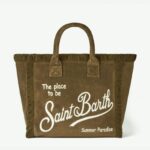 MC2 Saint Barth Vanity Military Green Terry Shoulder Bag