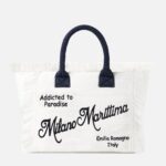 MC2 Saint Barth Vanity Terry Shoulder Bag With Milano Marittima Embroidery