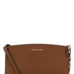Michael Kors Brown Leather Becca Crossbody Bag