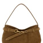 Miu Miu Biscuit Suede Avenue Shoulder Bag