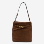 Miu Miu Dark Brown Leather Shoulder Bag