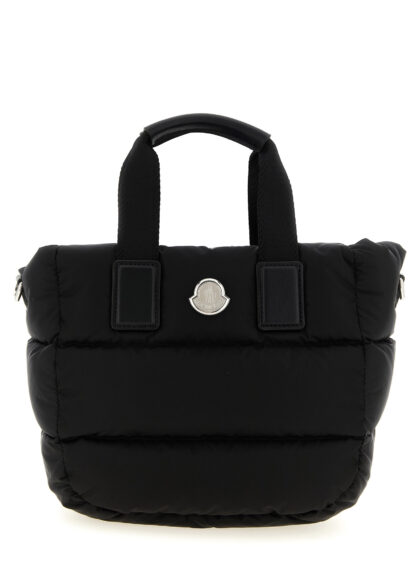 Moncler Mini Caradoc handbag Black Polyamide Hand Bags - Women