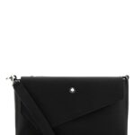 Montblanc Black Leather Crossbody Bag 000 Borse A Secchiello - Men