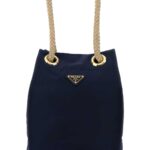 Navy Blue Re-Nylon Prada Mariner Bucket Bag Baltico Borse A Secchiello - Women