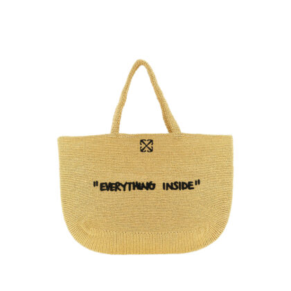 Off-white Jitney Embroidered Tote Bag