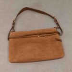 Pinko Belt Bag Big Suede Brown Calf Leather - Women