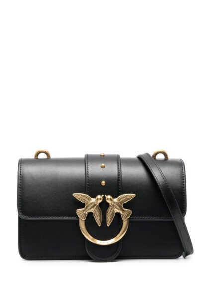 Pinko Shoulder Bag Mini Love Icon with Black Leather Logo Patch for Women Polyurethane - Women