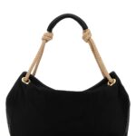 Prada Black Fabric Shopping Bag Nero Borse A Mano - Women