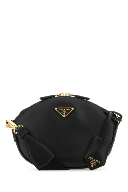 Prada Black Leather Crossbody Bag Nero Vitello Borse A Tracolla - Women