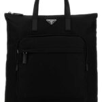 Prada Black Re-Nylon Shopping Bag Nero Borse A Mano - Men