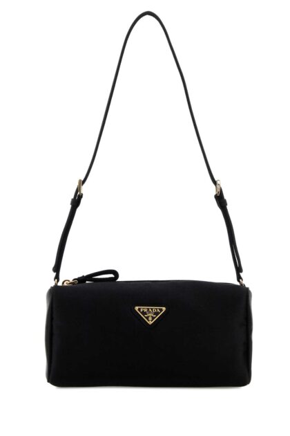 Prada Black Satin Mini Shoulder Bag