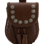 Prada Brown Leather Crossbody Bag Palissandro Vitello Borse A Tracolla - Women