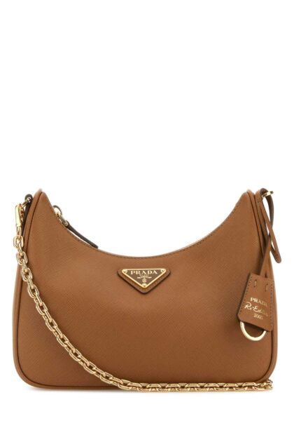 Prada Camel Leather Re-Edition 2005 Shoulder Bag Caramel01 Vitello Borse A Tracolla - Women