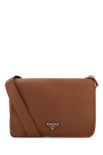 Prada Caramel Leather Crossbody Bag Cognac Vitello Borse A Tracolla - Men
