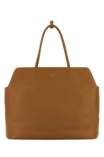 Prada Caramel Leather Shopping Bag