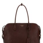 Prada Chocolate Leather Large Shopping Bag