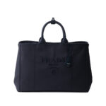 Prada Logo-embossed Medium Tote Bag