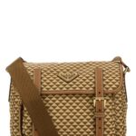 Prada Printed Re-Nylon Crossbody Bag Caramel Poliammidericiclata-vitello Borse A Tracolla - Women