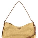 Prada Raffia Large Aimãe Shoulder Bag