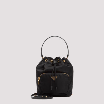 Prada Re-Nylon Bucket Bag Black Polyamide - Women