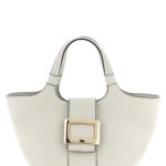 Roger Vivier Belle Vivier mini shopping bag Gray Calfskin Leather (bos Taurus) Tote - Women