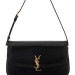 Saint Laurent Black Leather Medium Solferino Shoulder Bag