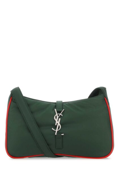 Saint Laurent Dark Green Econylâ Le 5 ã 7 Shoulder Bag
